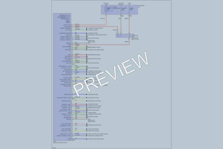 2008 Hyundai Elantra Body Control Modules wiring diagram preview