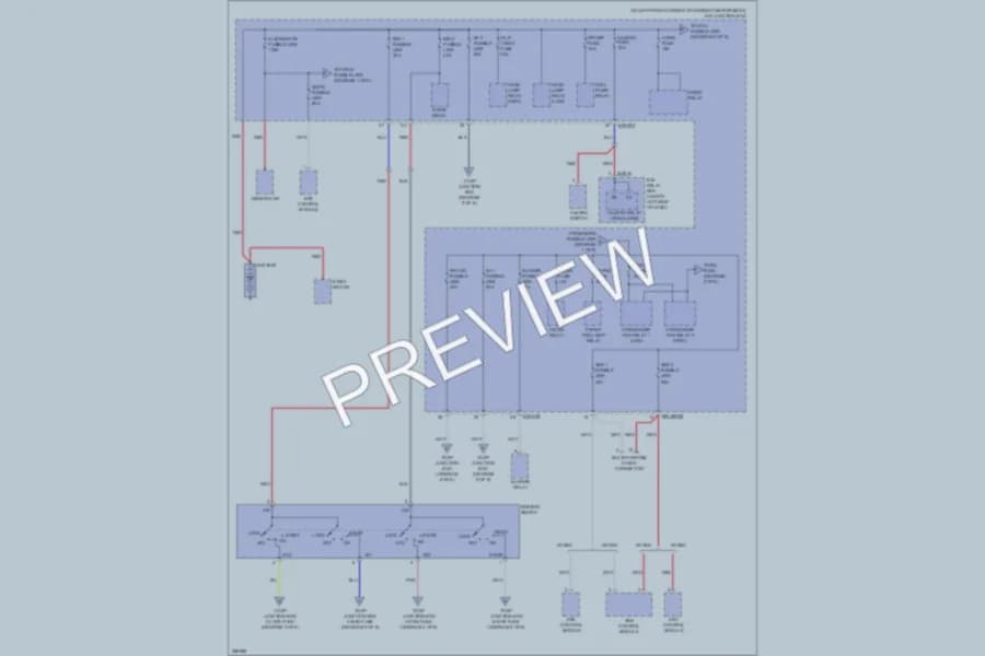 2008 Hyundai Elantra Power Distribution wiring diagram preview