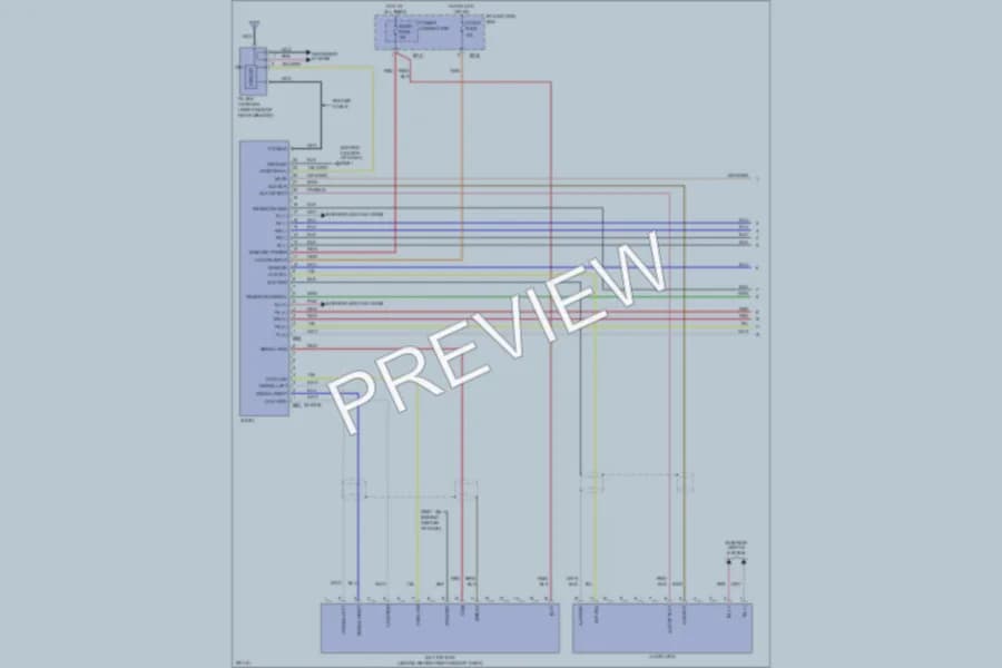 2008 Hyundai Elantra Radio wiring diagram preview