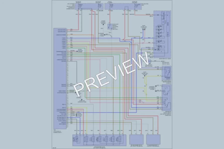 2008 Hyundai Elantra Transmission wiring diagram preview