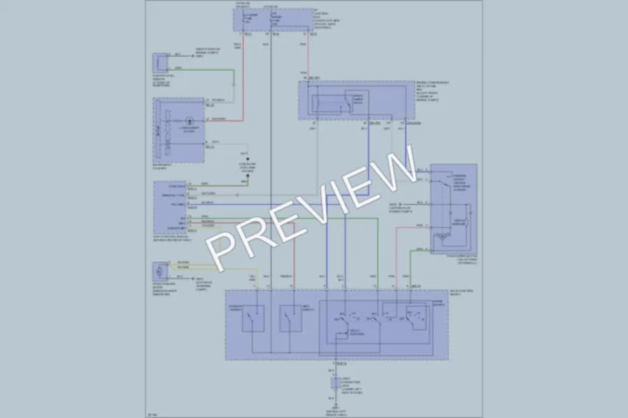 2008 Hyundai Elantra Wiper Washer wiring diagram preview