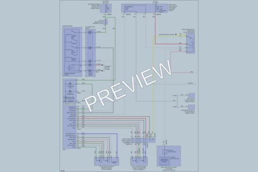 2008 Hyundai Entourage Cruise Control wiring diagram preview