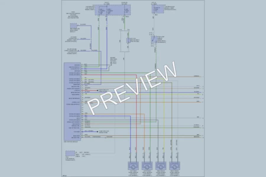 2008 Hyundai SantaFe Anti Lock Brakes wiring diagram preview