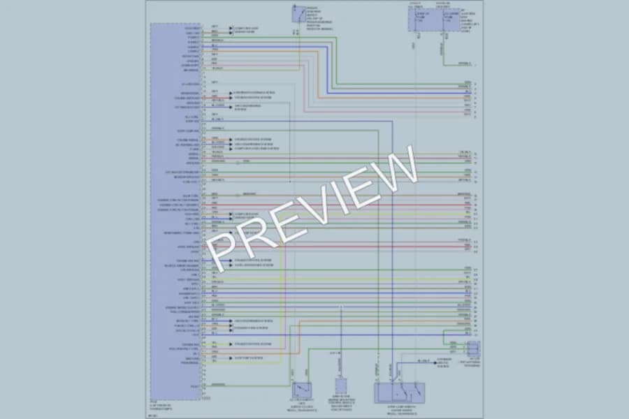 2008 Hyundai SantaFe Engine Performance wiring diagram preview
