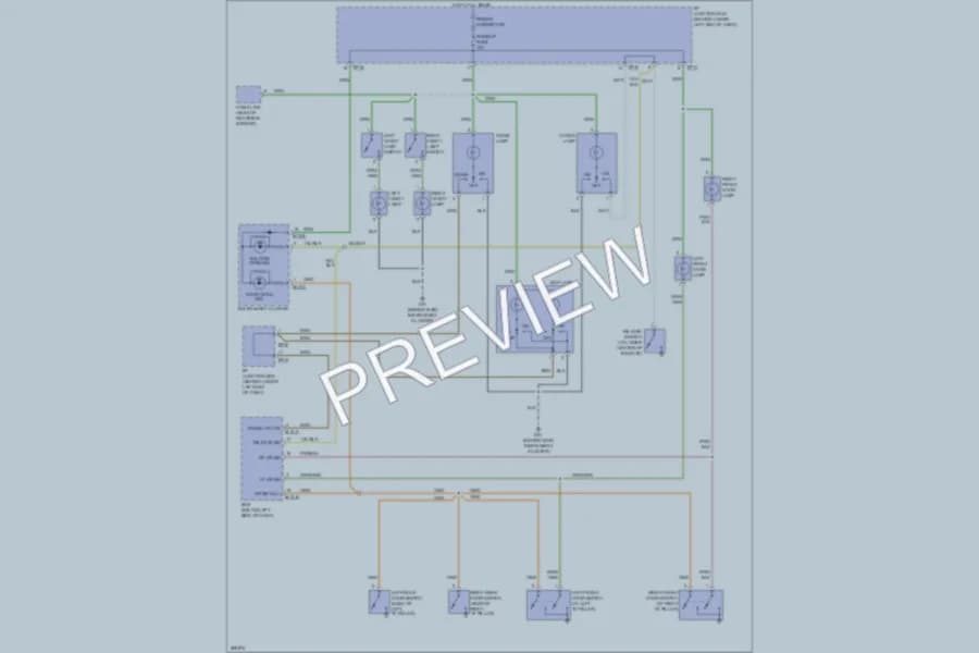2008 Hyundai SantaFe Interior Lights wiring diagram preview