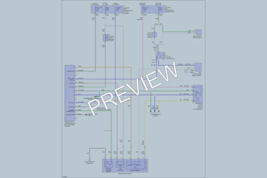 2008 Hyundai SantaFe Shift Interlock wiring diagram preview