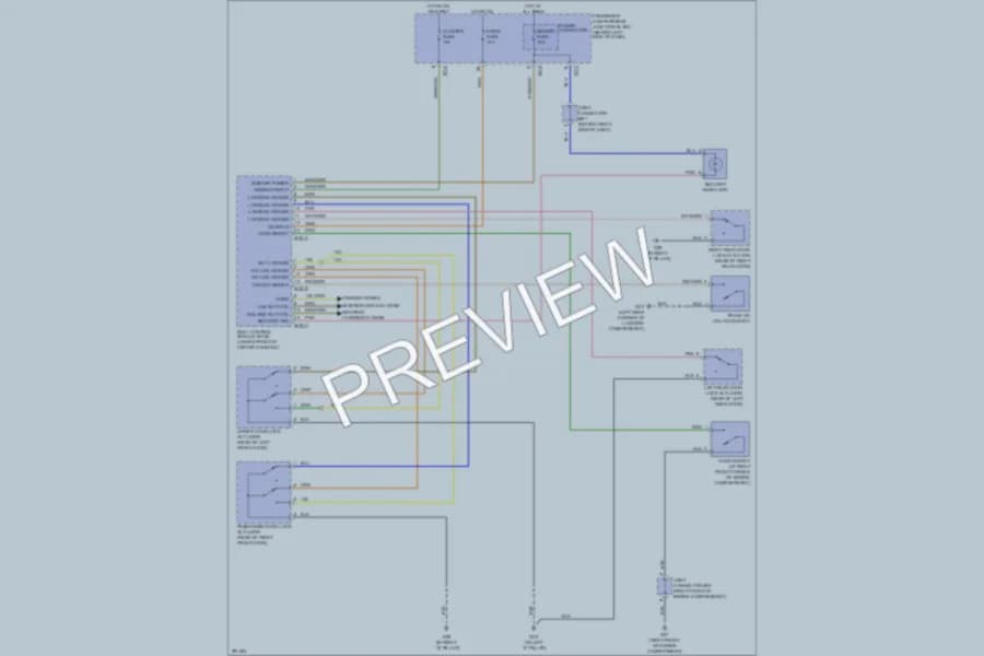 2008 Hyundai Sonata Anti Theft wiring diagram preview