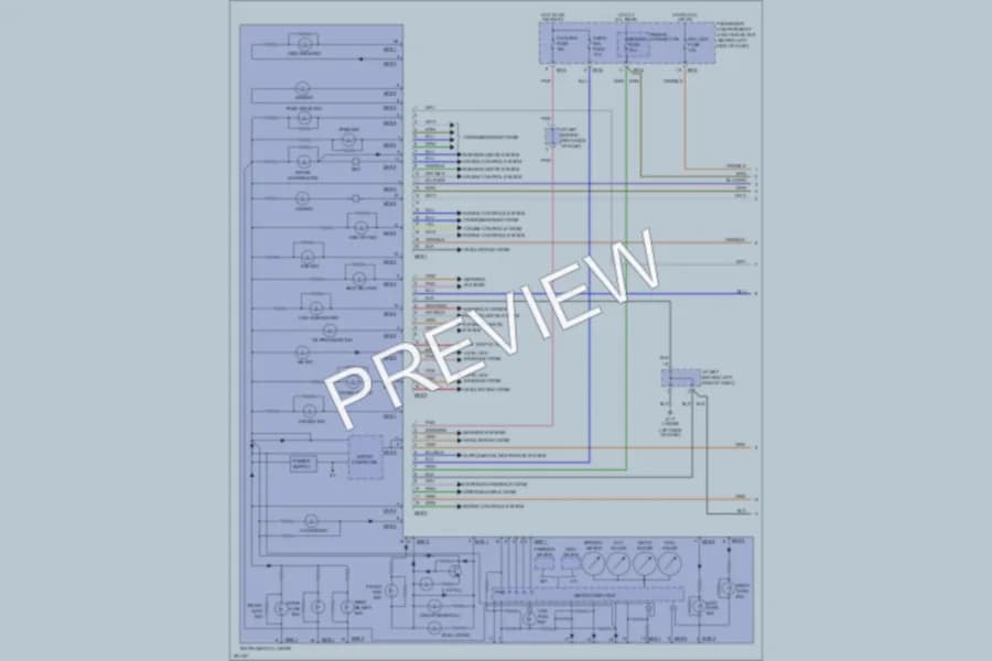 2008 Hyundai Sonata Instrument Cluster wiring diagram preview