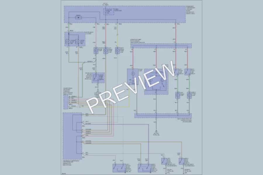 2008 Hyundai Sonata Interior Lights wiring diagram preview