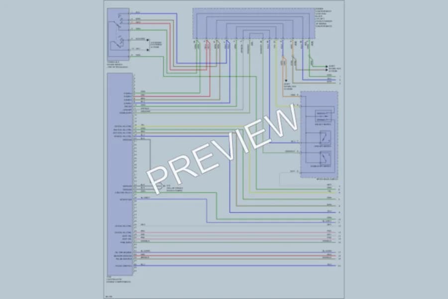 2008 Hyundai Sonata Transmission wiring diagram preview