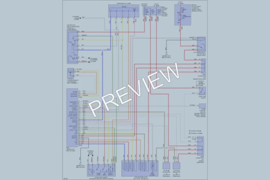 2008 Hyundai Tiburon Transmission wiring diagram preview