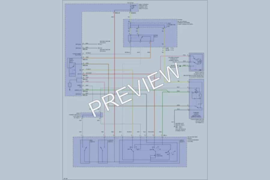 2008 Hyundai Tiburon Wiper Washer wiring diagram preview