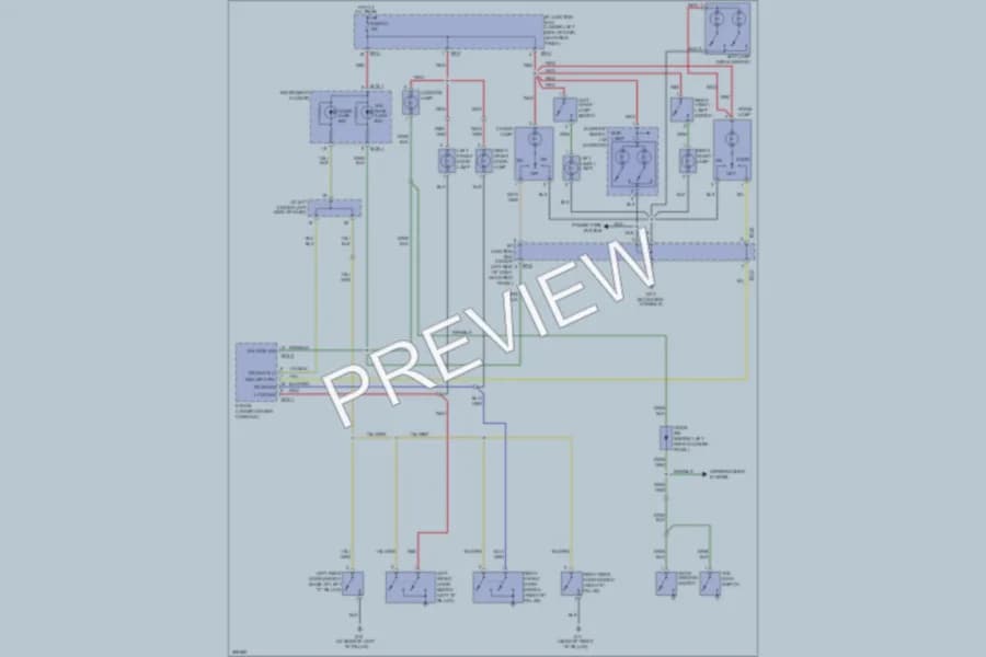 2008 Hyundai Tucson Interior Lights wiring diagram preview