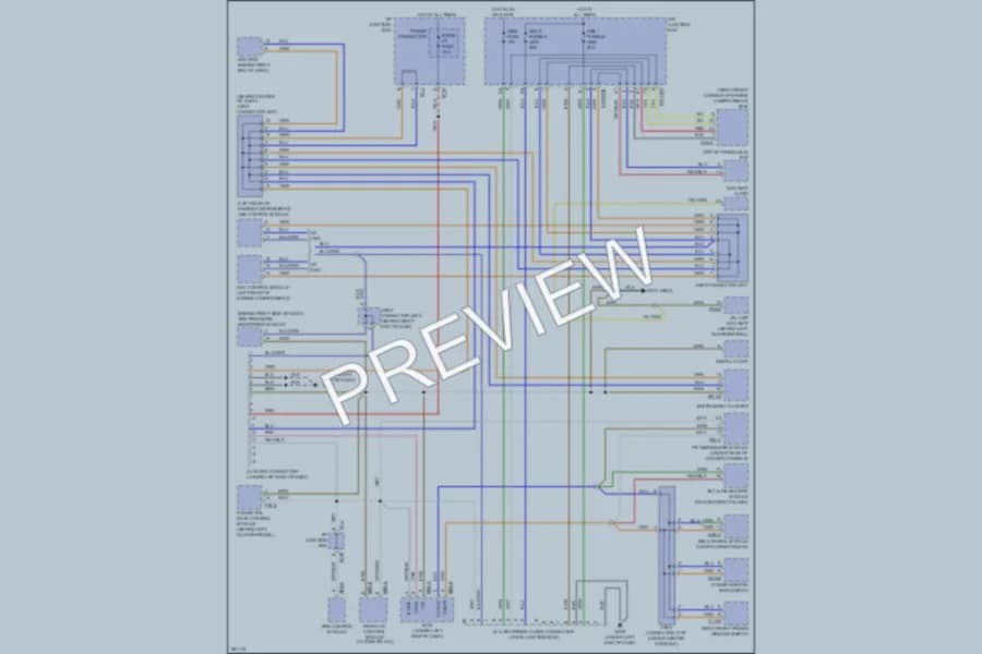 2008 Hyundai Veracruz Computer Data Lines wiring diagram preview