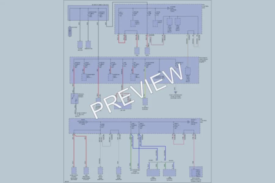 2008 Hyundai Veracruz Power Distribution wiring diagram preview