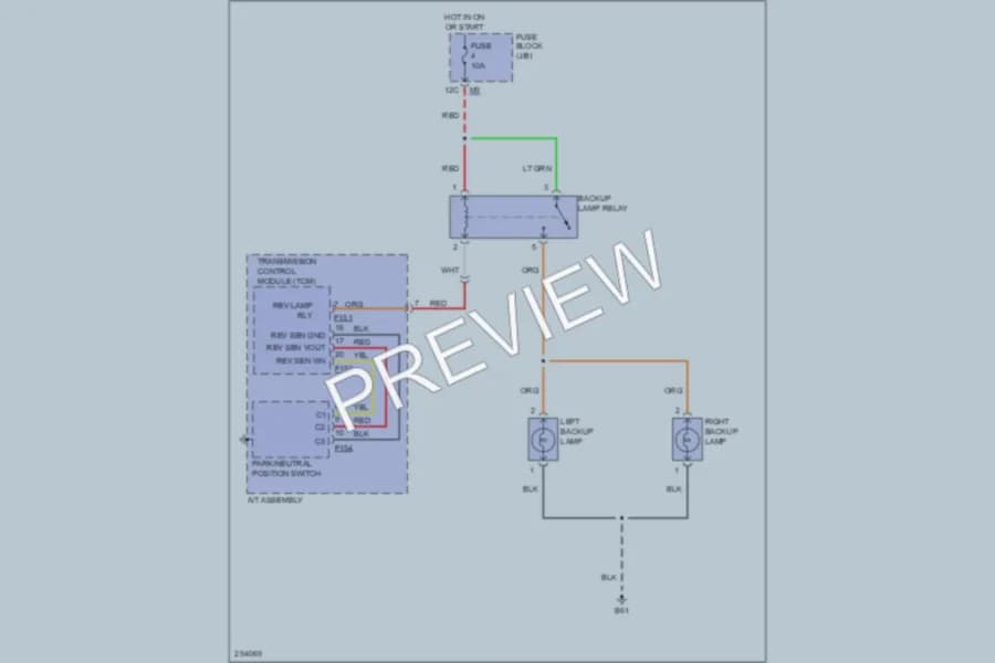 2008 Infiniti EX35 Exterior Lights wiring diagram preview