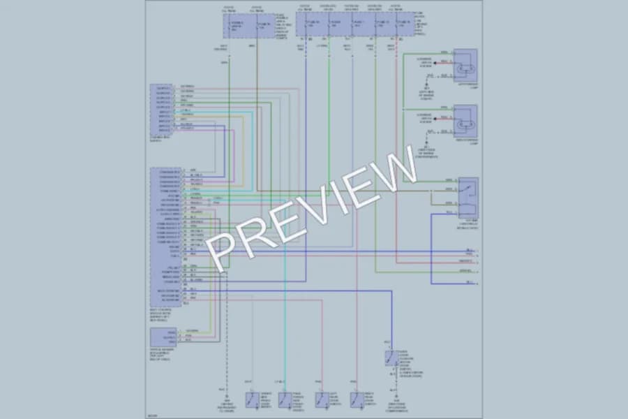 2008 Infiniti FX35 Headlights wiring diagram preview
