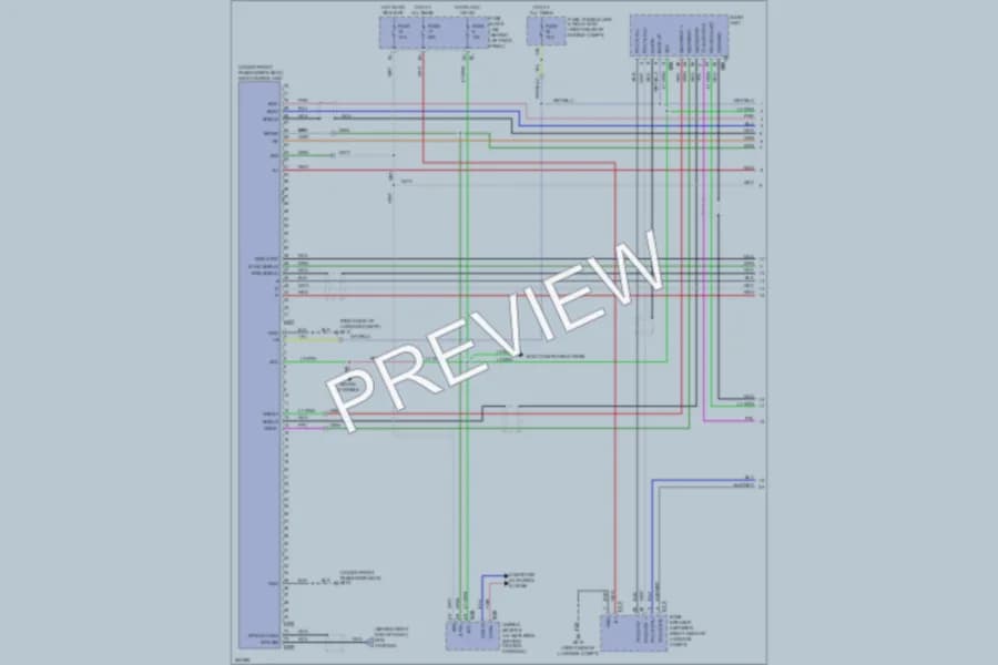 2008 Infiniti FX35 Navigation wiring diagram preview