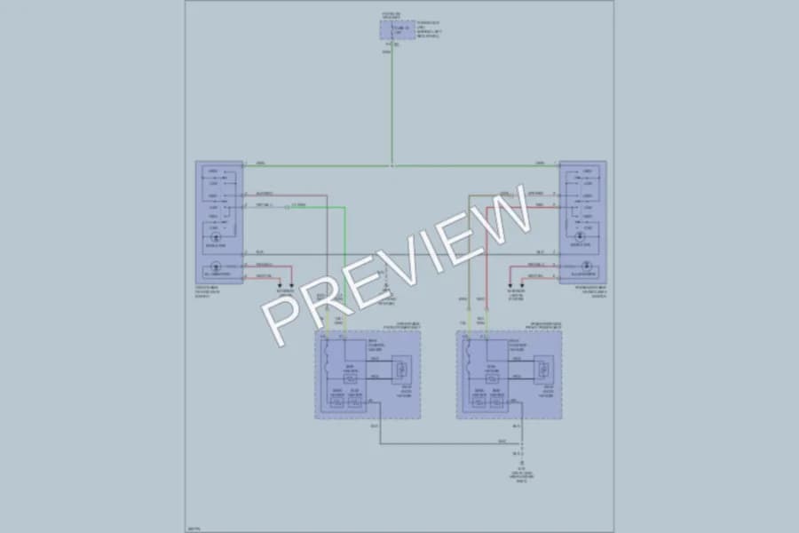 2008 Infiniti FX35 Power Seats wiring diagram preview
