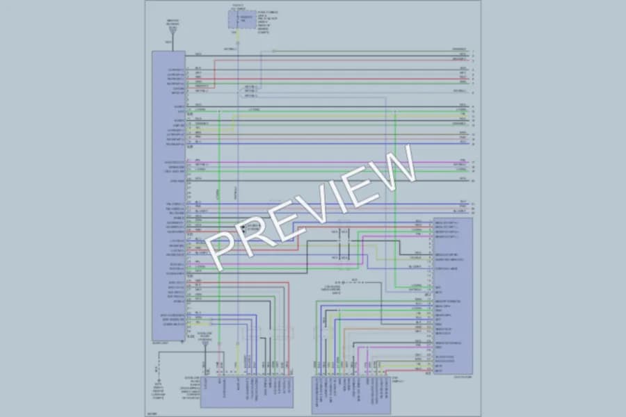 2008 Infiniti FX35 Radio wiring diagram preview