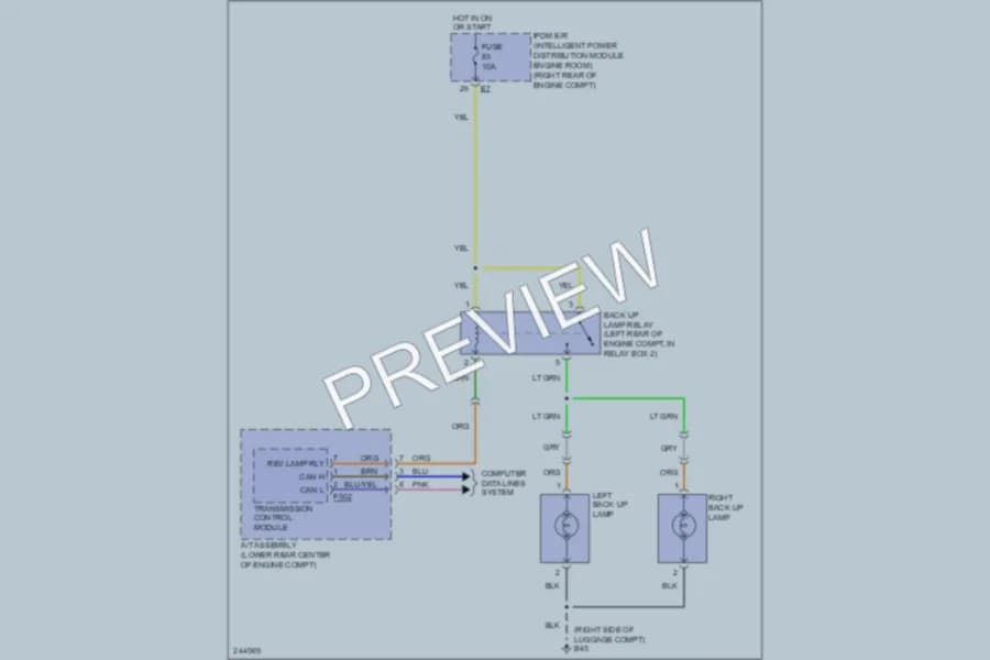 2008 Infiniti FX45 Exterior Lights wiring diagram preview