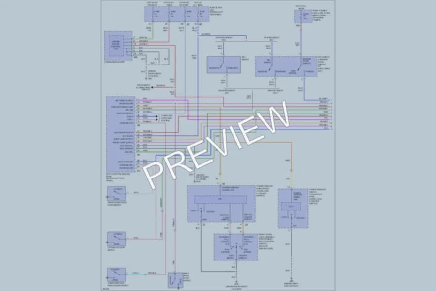 2008 Infiniti FX45 Interior Lights wiring diagram preview