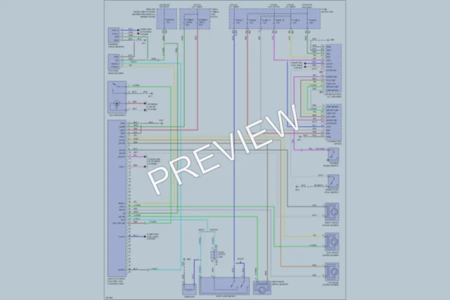 2008 Infiniti G35 Anti Lock Brakes wiring diagram preview