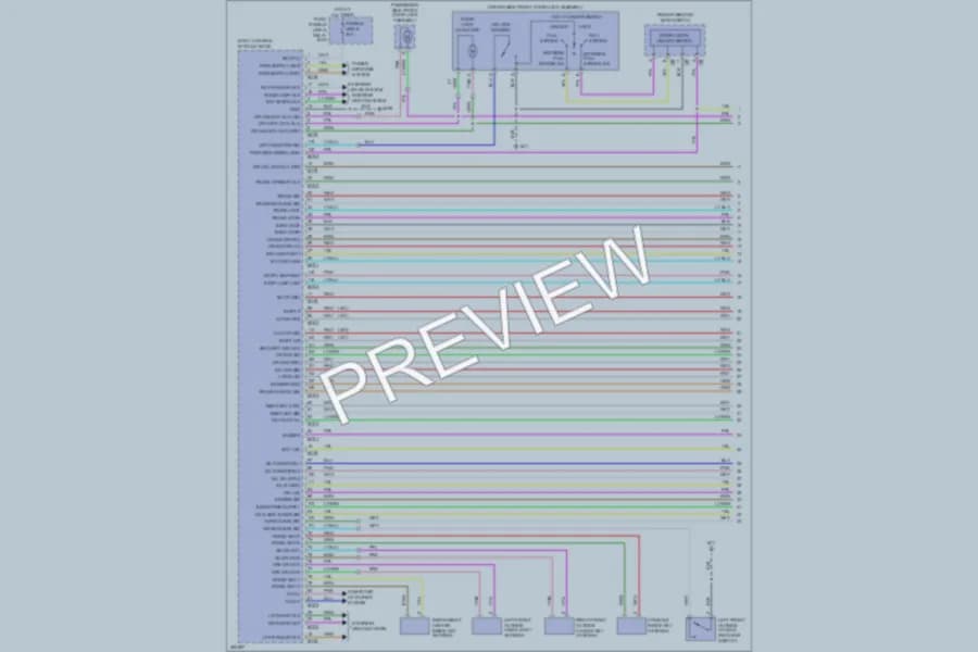 2008 Infiniti G35 Anti Theft wiring diagram preview