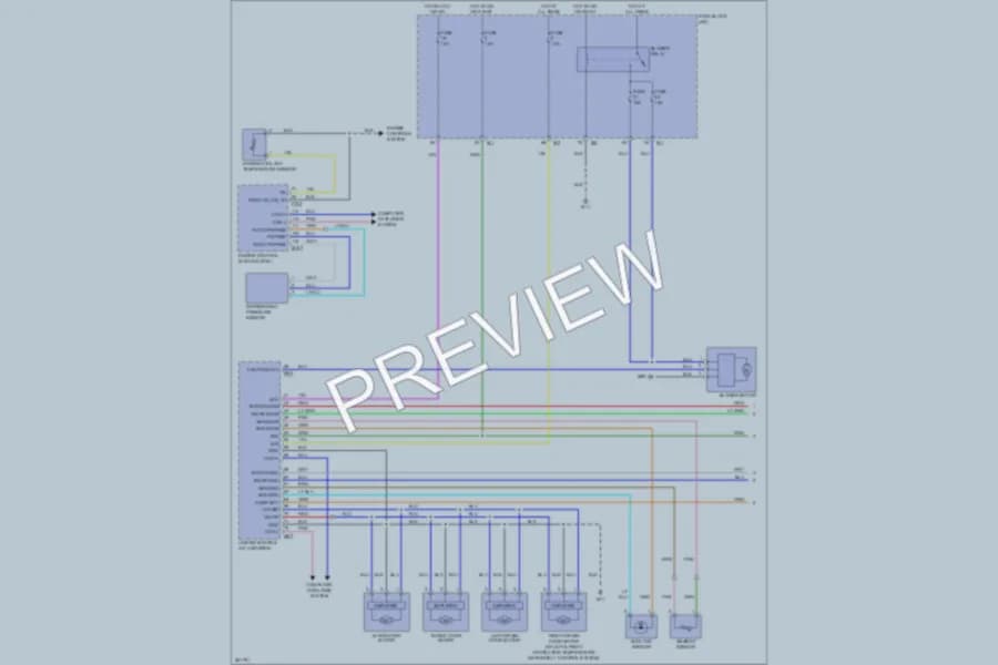 2008 Infiniti G35x Air Conditioning wiring diagram preview