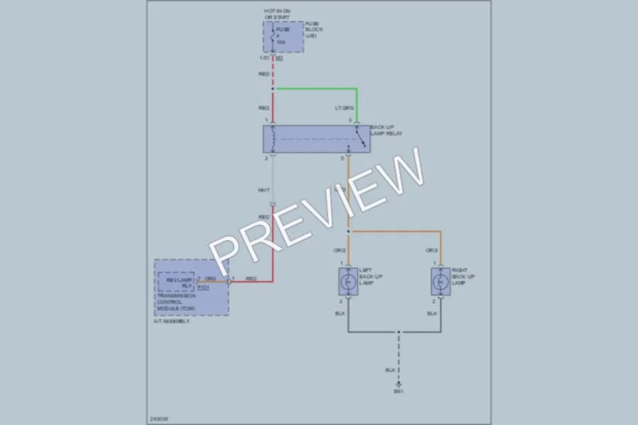 2008 Infiniti G35x Exterior Lights wiring diagram preview
