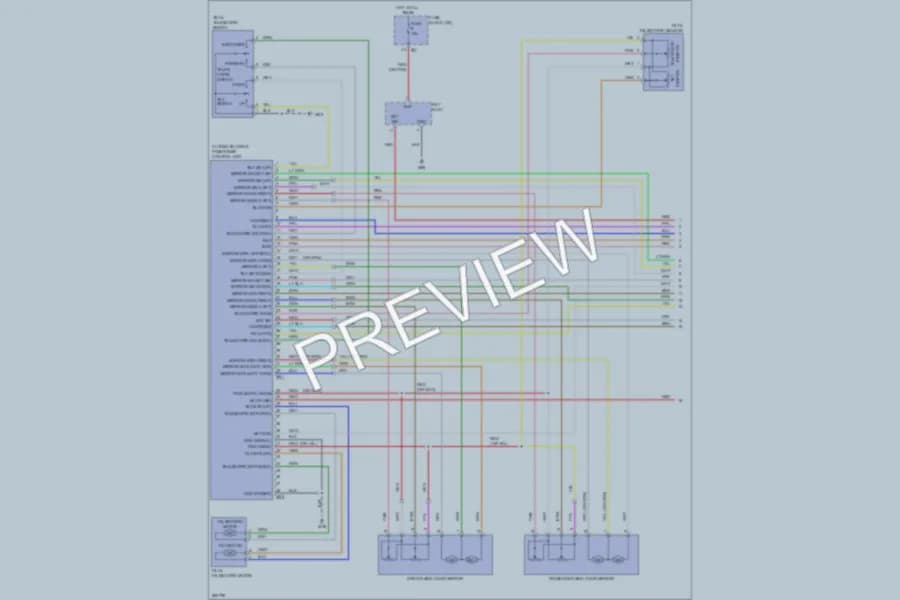 2008 Infiniti G35x Memory Systems wiring diagram preview