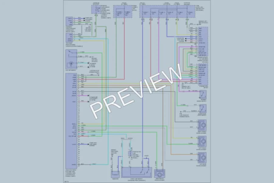 2008 Infiniti G37 Anti Lock Brakes wiring diagram preview