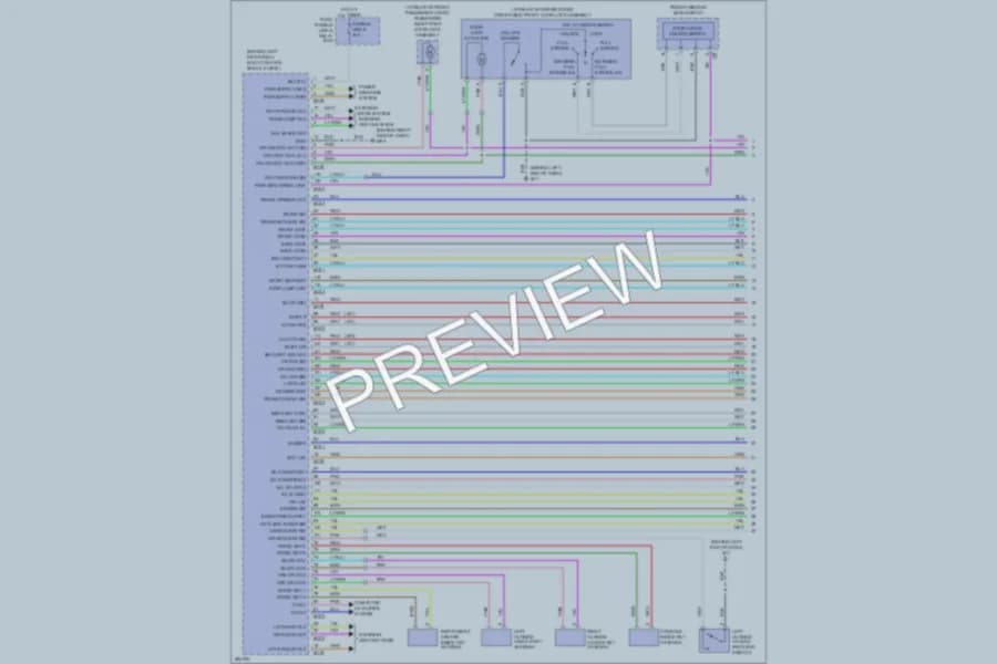 2008 Infiniti G37 Anti Theft wiring diagram preview