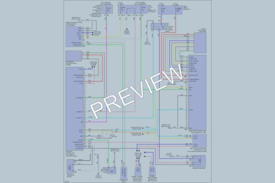 2008 Infiniti G37 Electronic Power Steering wiring diagram preview