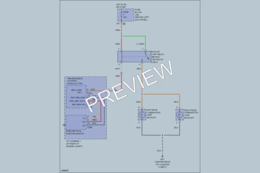 2008 Infiniti G37 Exterior Lights wiring diagram preview