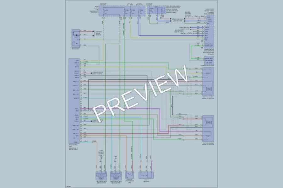 2008 Infiniti G37 Headlights wiring diagram preview