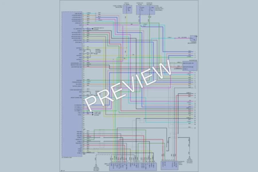 2008 Infiniti G37 Navigation wiring diagram preview