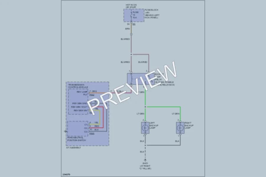 2008 Infiniti M35 Exterior Lights wiring diagram preview