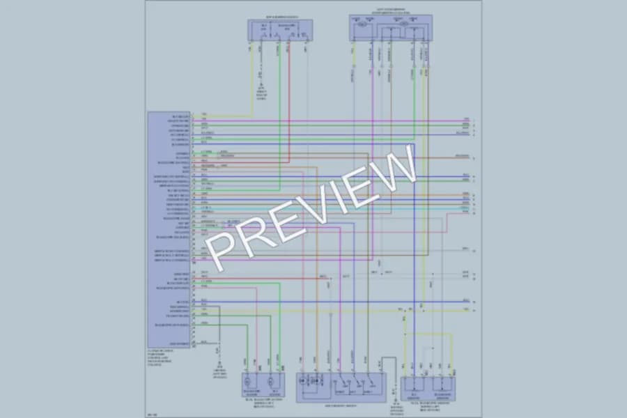 2008 Infiniti M35 Memory Systems wiring diagram preview