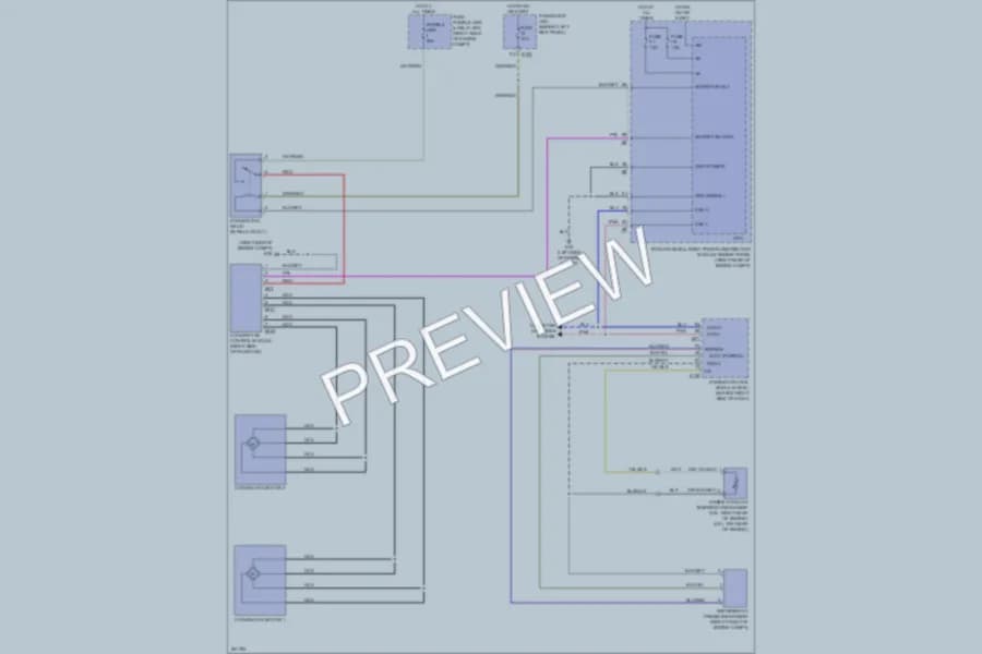 2008 Infiniti M35x Cooling Fan wiring diagram preview
