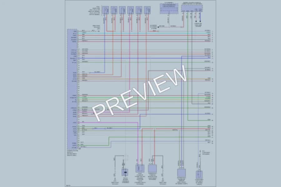 2008 Infiniti M35x Engine Performance wiring diagram preview