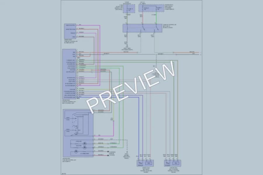 2008 Infiniti M35x Power Seats wiring diagram preview