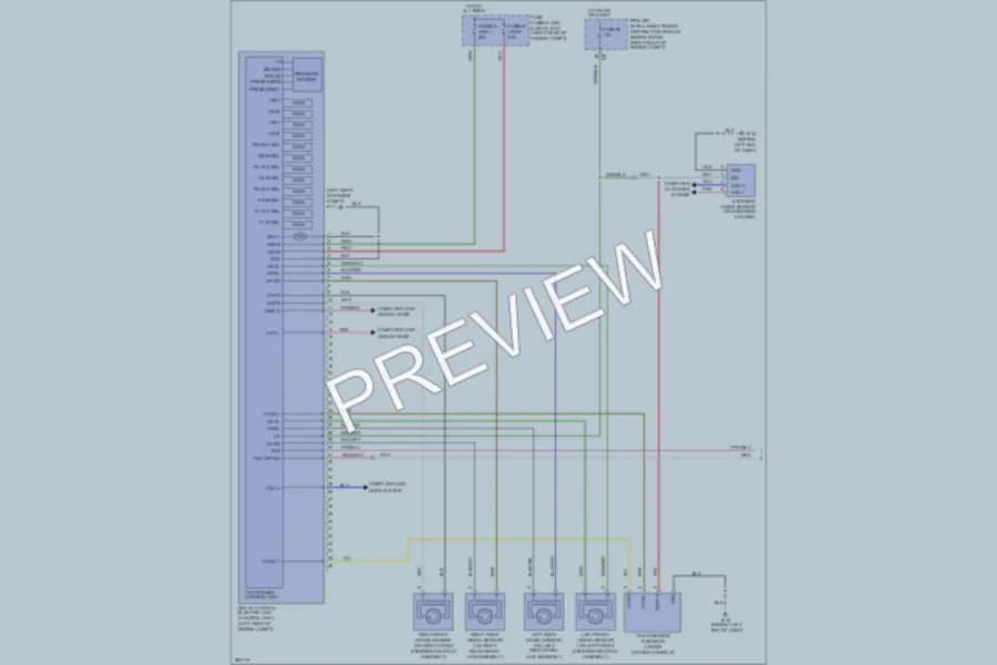 2008 Infiniti M45 Anti Lock Brakes wiring diagram preview