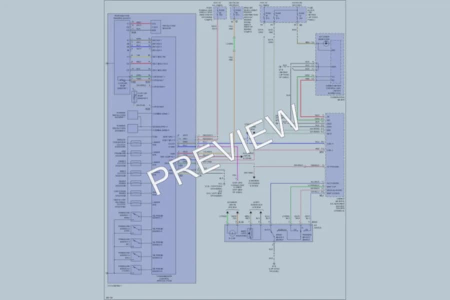 2008 Infiniti M45x Transmission wiring diagram preview