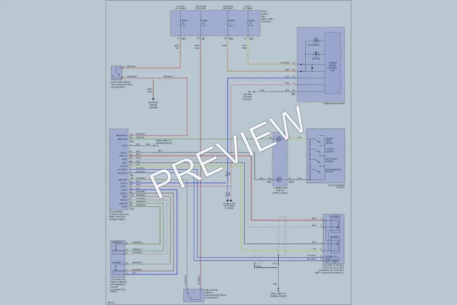 2008 Infiniti QX56 Cruise Control wiring diagram preview