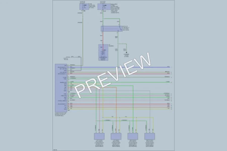 2008 Infiniti QX56 Navigation wiring diagram preview