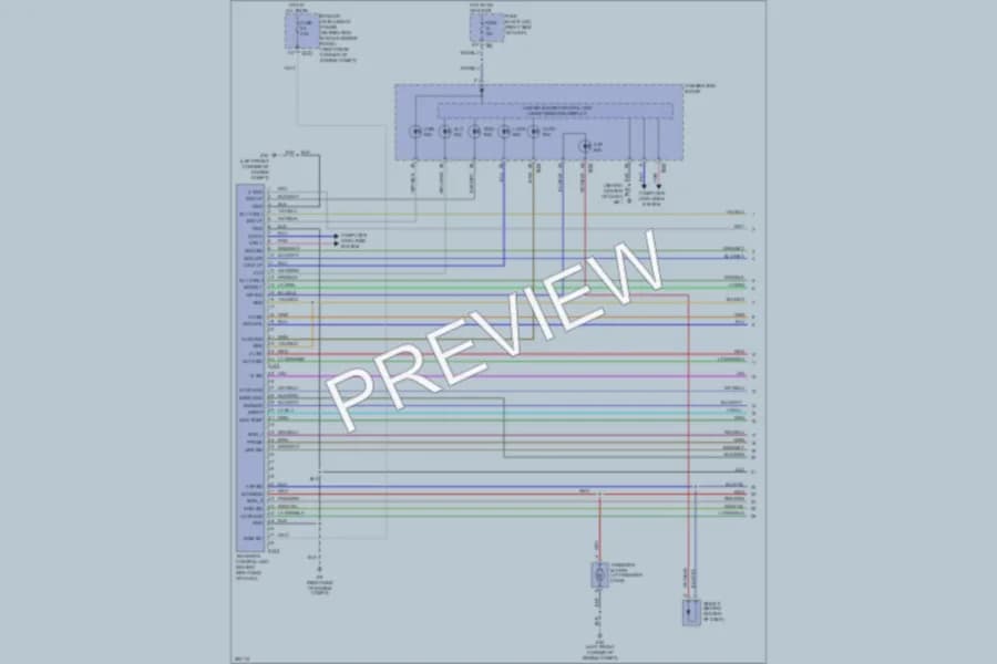 2008 Infiniti QX56 Transmission wiring diagram preview