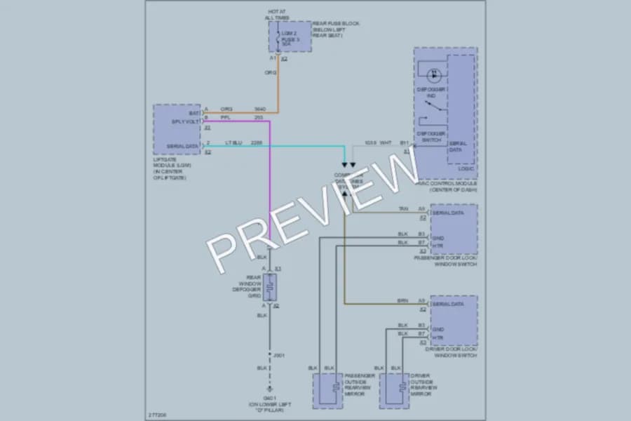 2008 Isuzu Ascender Defoggers Wiring Diagrams protected preview