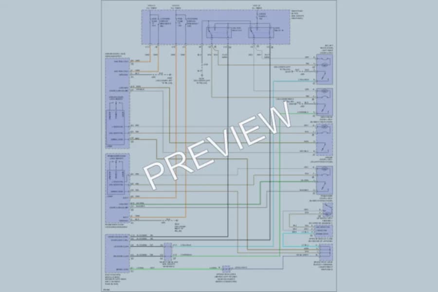 2008 Isuzu Ascender Power Door Locks wiring diagram preview