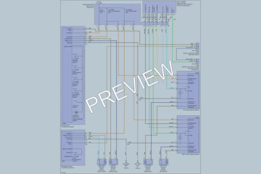 2008 Isuzu Ascender Power Windows wiring diagram preview